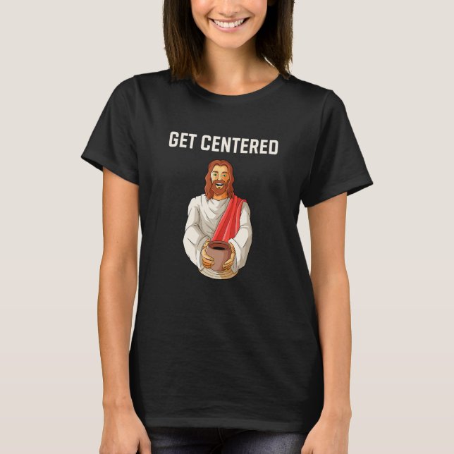 Camiseta Engraçado cêntrico em cerâmica (Frente)