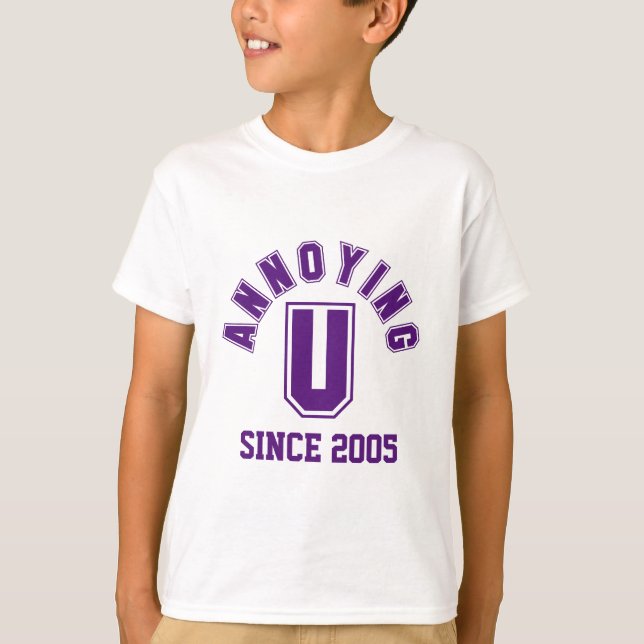 Camiseta Engraçado Chá de Menina, Roxo (Frente)