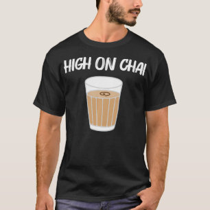 Camiseta Engraçado Chai Tea Design Para Homens Mulheres Des