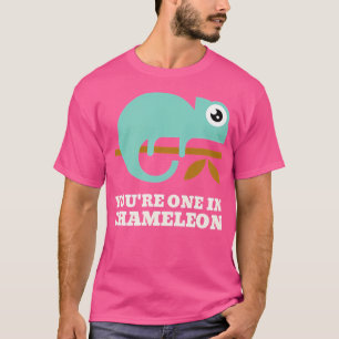 Camiseta Engraçado Chameleon Pun Piada De Amor Você É Um Em