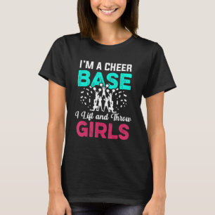 Camiseta Engraçado Cheerleader Cheerhead Eu sou um Ch Base