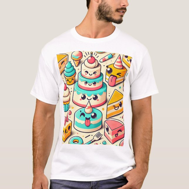 Camiseta Engraçado Chef de pastelaria e presente de padeiro (Frente)