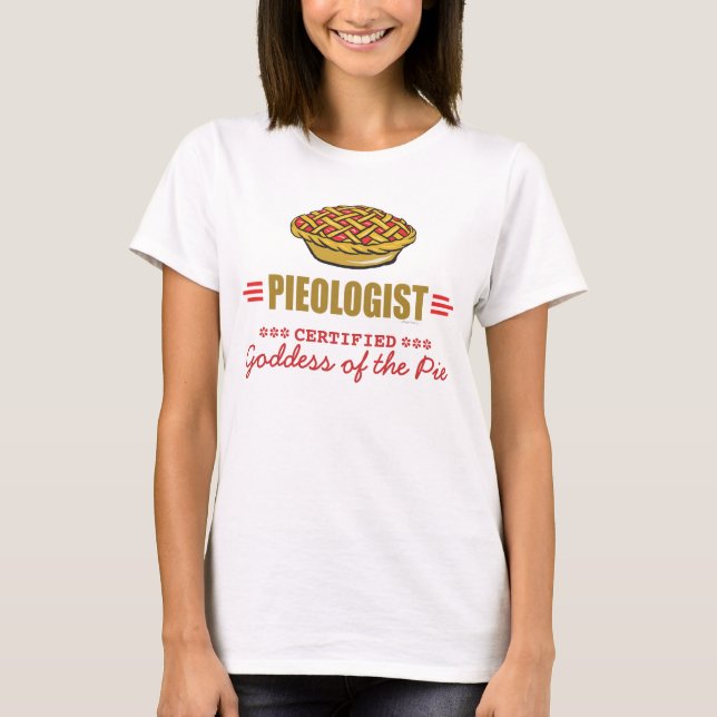 Camiseta Engraçado Cherry Pie (Frente)