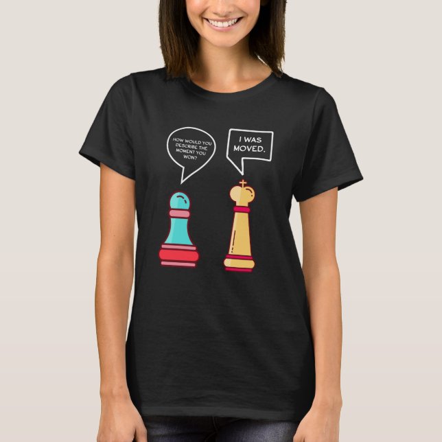 Camiseta Engraçado Chess (Frente)