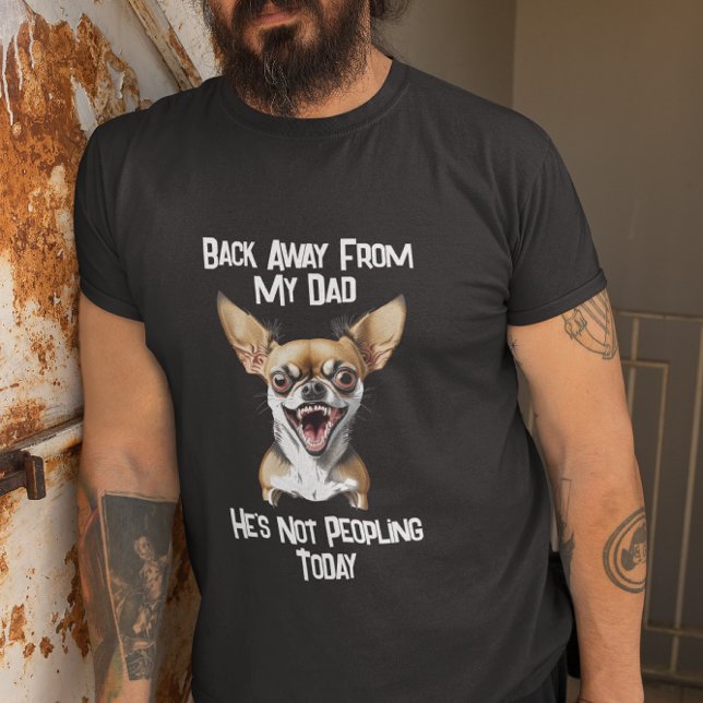Camiseta Engraçado Chichhuahua Humor Cachorro (Criador carregado)