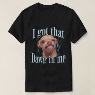 Camiseta Engraçado Chihuahua Dawg Meme Design