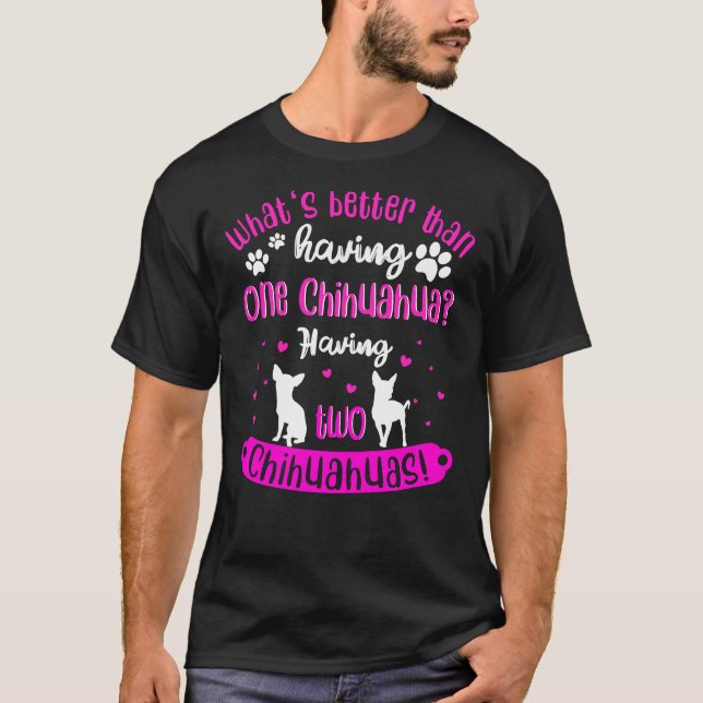 Camiseta Engraçado Chihuahua Dog Idea (Frente)