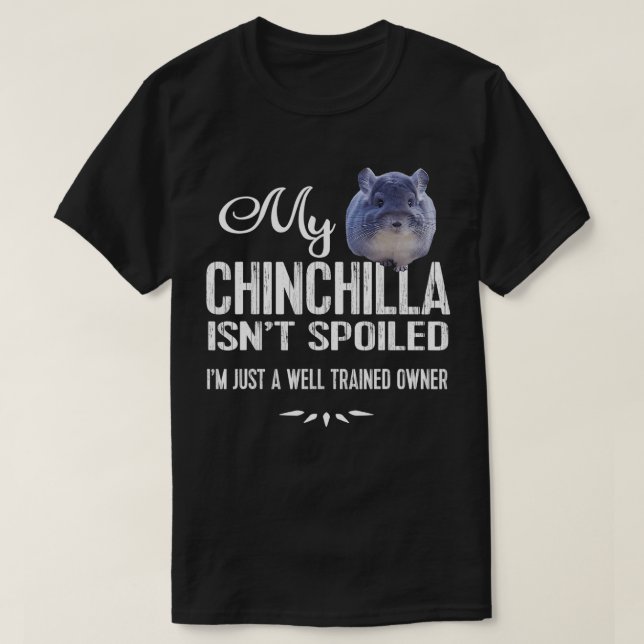 Camiseta Engraçado Chinchilla (Frente do Design)