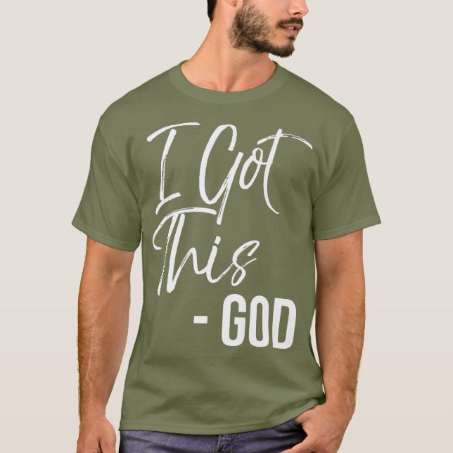 Camiseta Engraçado Christian Cote Dom Faith Dizendo Que Eu  (Frente)