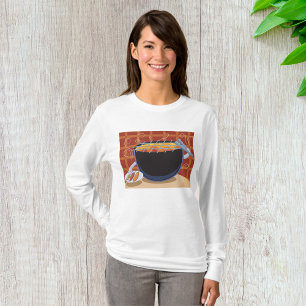 Camiseta Engraçado CHURRASCO de desenho animado com canções