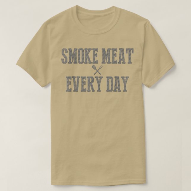 Camiseta Engraçado Churrasco Fumador Acessório Pitmaster Pa (Frente do Design)