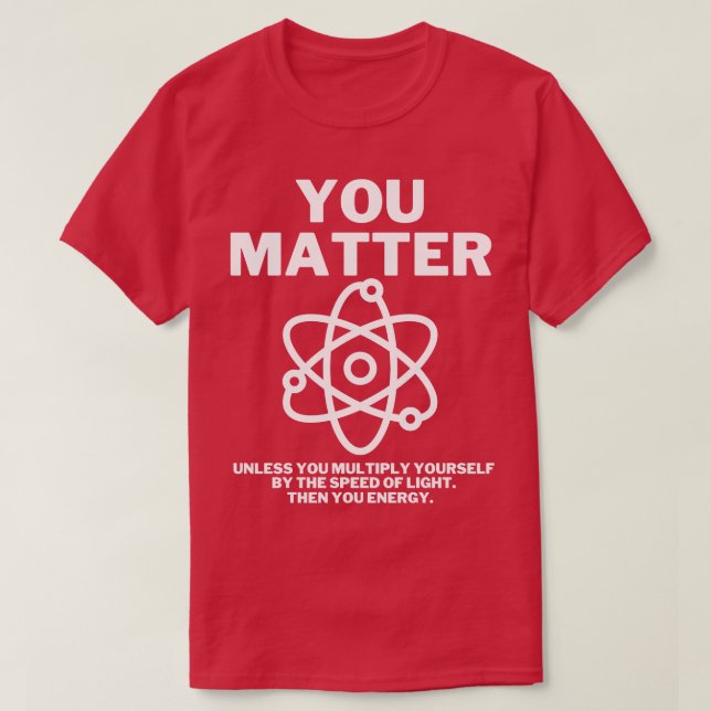 Camiseta Engraçado Ciência 6 (Frente do Design)