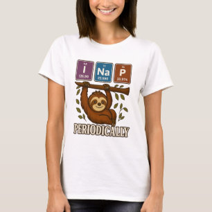 Camiseta Engraçado Ciência Lama Elementos de Mesa Periódico