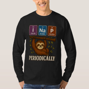 Camiseta Engraçado Ciência Lama Elementos de Mesa Periódico