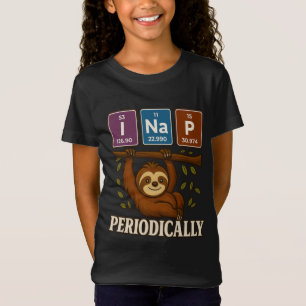 Camiseta Engraçado Ciência Lama Elementos de Mesa Periódico