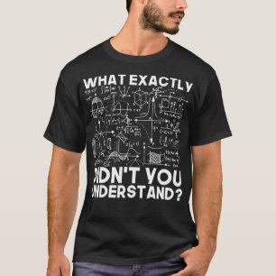 Camiseta Engraçado Ciência Oferta Ideia Física de Matem
