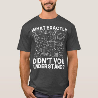 Camiseta Engraçado Ciência Oferta Ideia Física de Matemátic