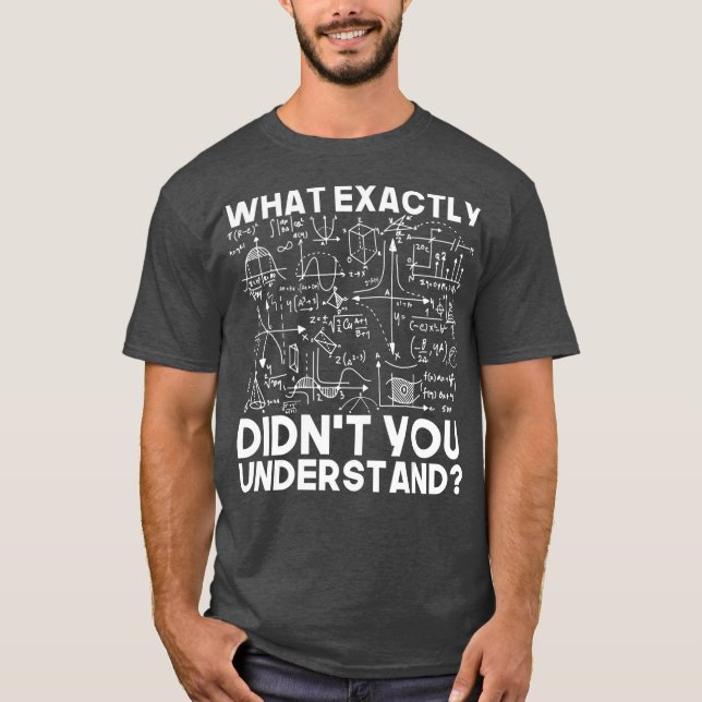 Camiseta Engraçado Ciência Oferta Ideia Física de Matemátic (Frente)