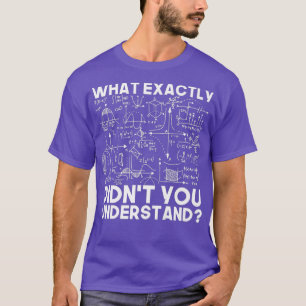 Camiseta Engraçado Ciência Oferta Ideia Física de Matemátic