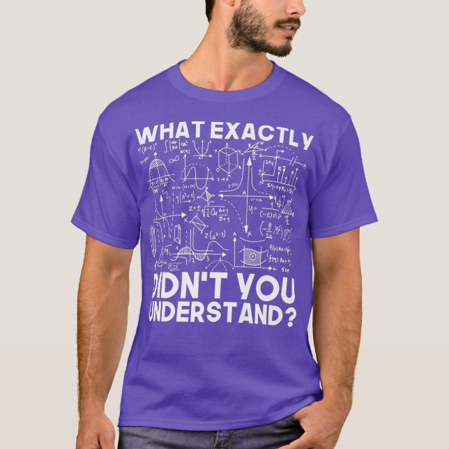 Camiseta Engraçado Ciência Oferta Ideia Física de Matemátic (Frente)