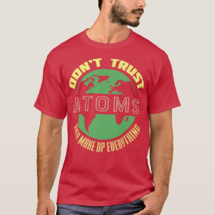 Camiseta Engraçado científico ATOM Premium 1913