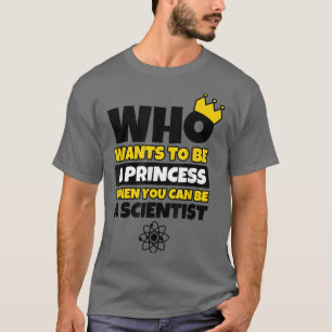Camiseta Engraçado cientista dizendo presente 825