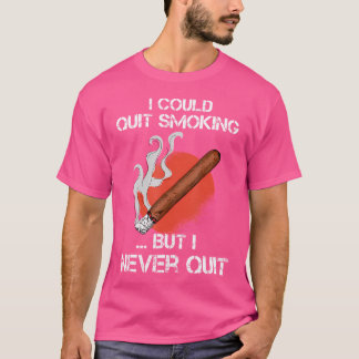 Camiseta Engraçado Cigar Fumante