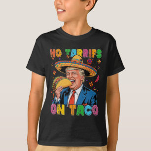 Camiseta Engraçado Cinco Mexicanos De Mayo Trump No Tarrifs