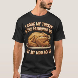 Camiseta Engraçado Citação De Ação De Graças Que Eu Cozinho