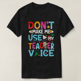 Camiseta Engraçado Citação de Professores