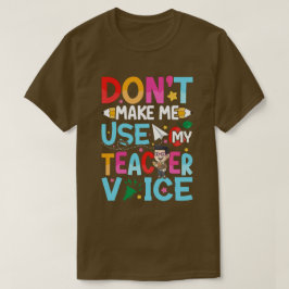 Camiseta Engraçado Citação de Professores