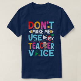 Camiseta Engraçado Citação de Professores