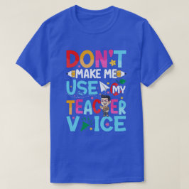Camiseta Engraçado Citação de Professores