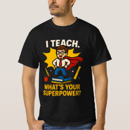 Camiseta Engraçado Citação de Professores - Qual é o seu su