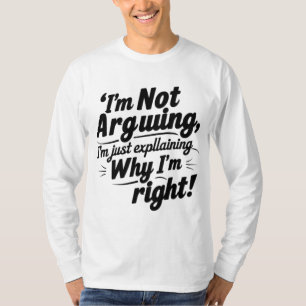 Camiseta Engraçado Citação de T-Shirt - Declaração de Humor