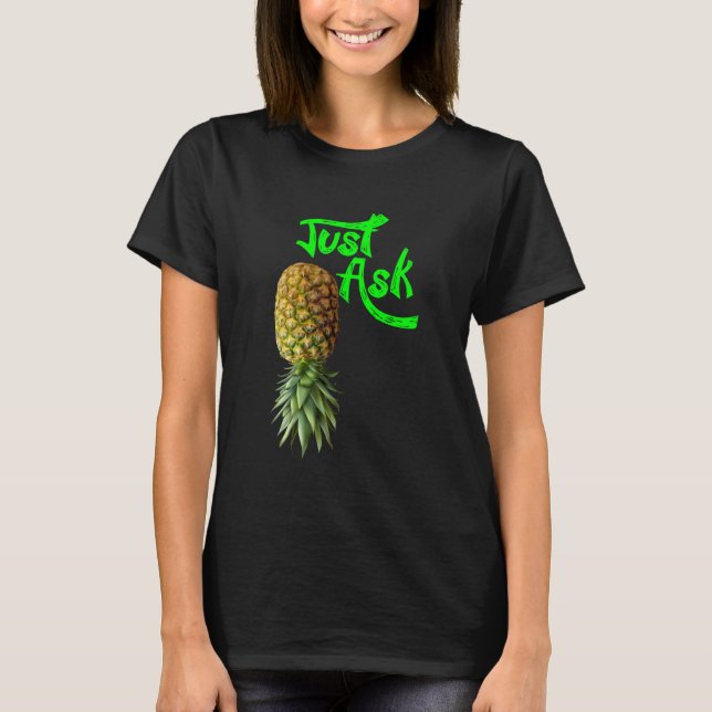 Camiseta Engraçado Citação do Ananás 1 (Frente)