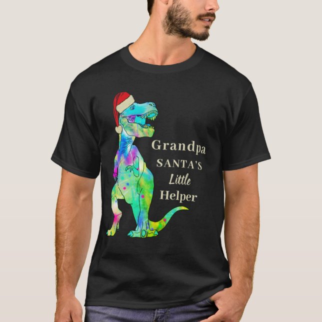Camiseta Engraçado Citação do Avô Dinossauro (Frente)