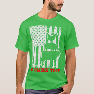 Camiseta Engraçado Citação Fumar O CHURRASCO Barbecue