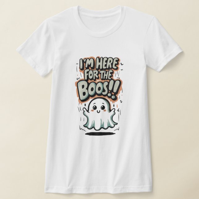 Camiseta Engraçado citação Ghost Halloween T shirt (Postura )