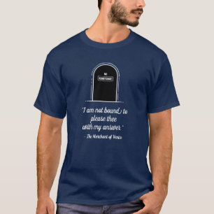 Camiseta Engraçado Citação Moderna, Testemunha Única Sem Ad