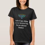 Camiseta Engraçado citação Sarcástica de Hanukkah Chanukah<br><div class="desc">Fatos De Festas De Natal,  Confrontos De Famílias De Natal,  Fatos De Família De Natal,  Camisas De Natal,  Camisetas De Natal,  Camisas De Festas De Natal,  Camisas De Festas De Natal,  Camisas De Família De Natal,  Camisas De Festas De Natal Para Família</div>