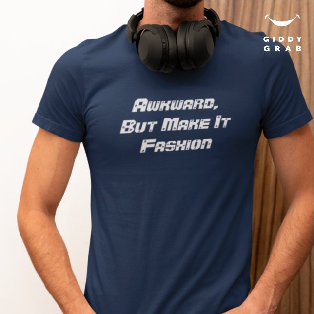 Camiseta Engraçado Citar Typografia Engraçada Mas Faça-A Mo (Criador carregado)