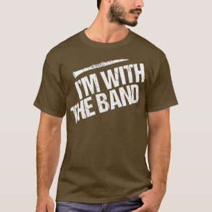 Camiseta Engraçado Clarinet Im Com A Banda