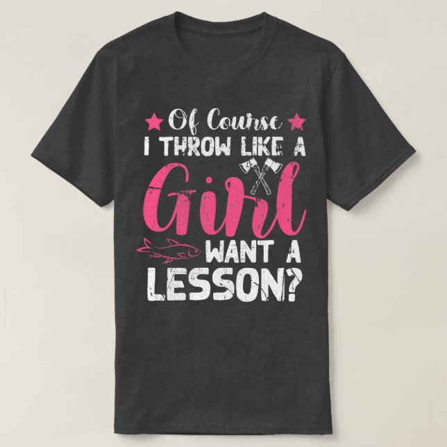 Camiseta Engraçado, Claro Que Joguei Como Uma Garota Quer U (Frente do Design)