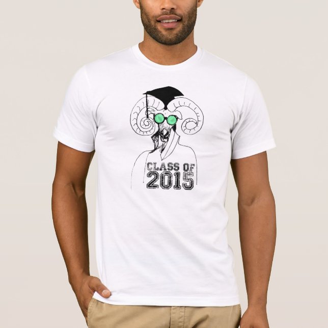Camiseta Engraçado Classe de Formando Personalizável de 201 (Frente)