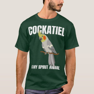 Camiseta Engraçado Cockatiel é o meu Pará de Cockatail Anim