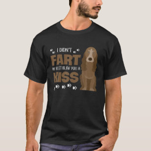 Camiseta Engraçado Cocker Spaniel Eu Não Arranjei Meu Bum