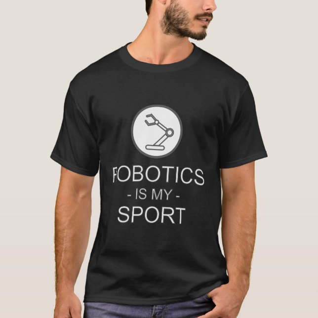Camiseta Engraçado Codificação Científica Robótica É Meu Es (Frente)