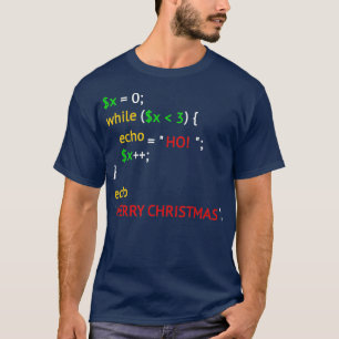Camiseta Engraçado Codificação De NatalPresente Para
