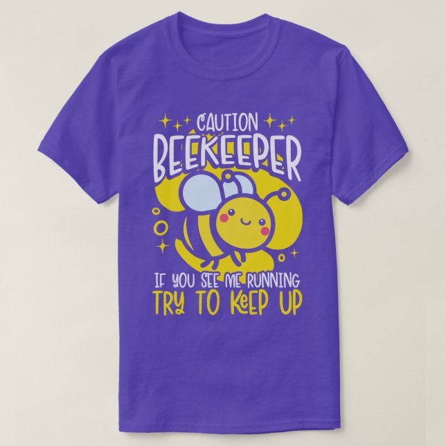Camiseta Engraçado Colmeia de Abelhas de Mel (Frente do Design)